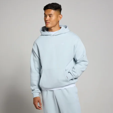 MP Pánská Rest Day Oversized Mikina S Kapucí – Bledě Modrá