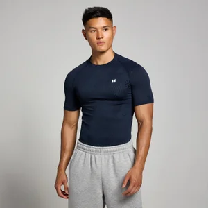 MP Pánské Tempo Pillar Graphic Seamless Tričko – Námořnické Modré - Size L