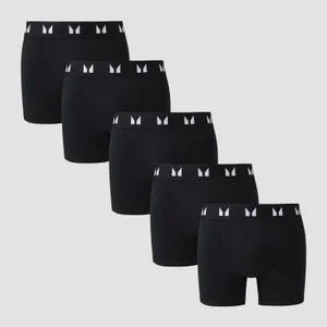 MP Pánské Boxerky (5 kusů) – Černé - Size XS