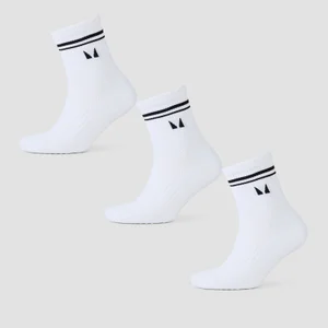 MP Ponožky Na Pilates (3 páry) – Bílé - Size UK 2-5