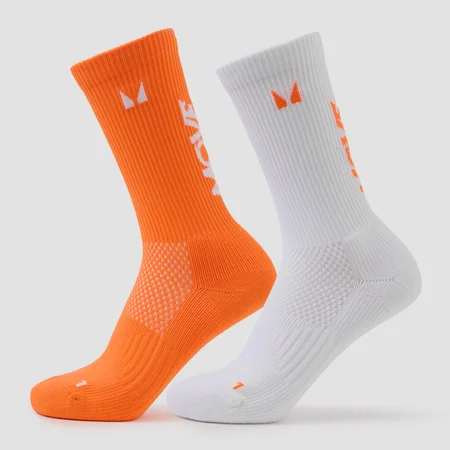 MP Move Club Běžecké Ponožky (2 páry) – Oranžové