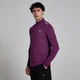 MP Pánské Active Gridded 1/4 Zip – Švestkové