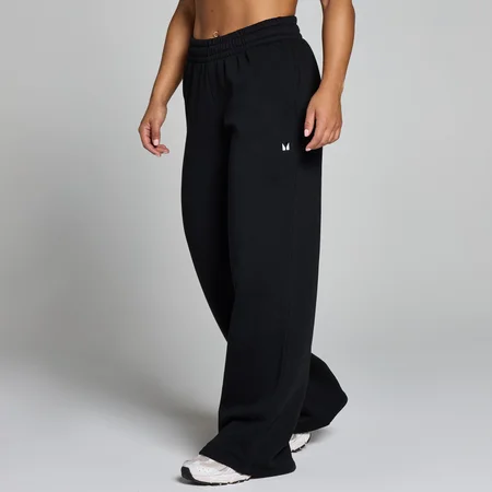 MP Dámské Basics Petite Straight Leg Tepláky – Černé
