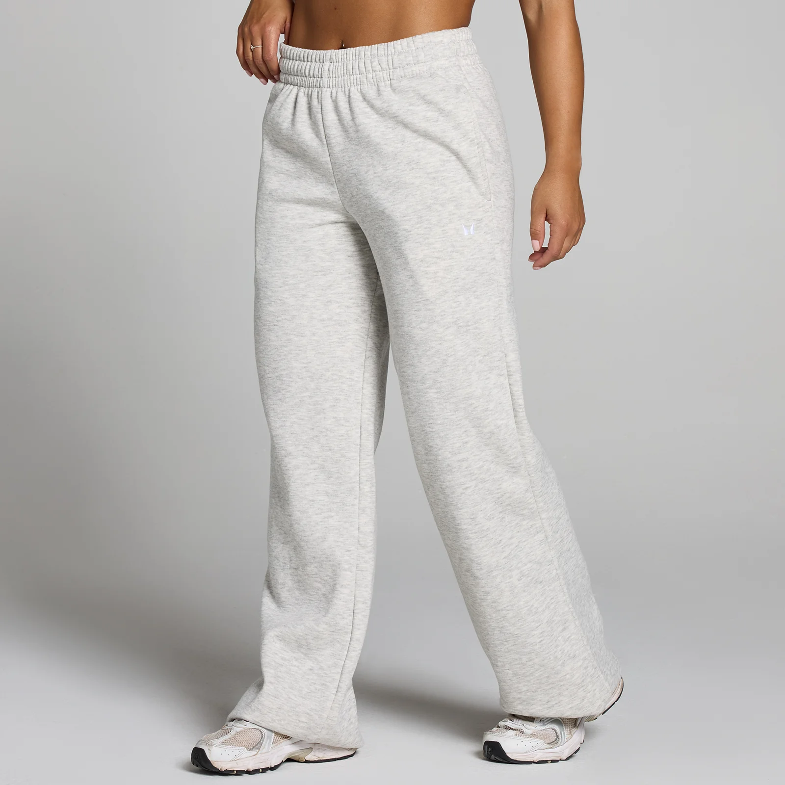 MP Dámské Basics Petite Straight Leg Tepláky – Šedý Melír - XL Obrázek 1