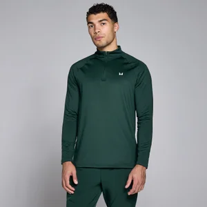 MP Pánský Training 1/4 Zip – Tmavě Smaragdový - Size M