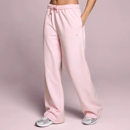 MP Dámské Lifestyle Rovné Tepláky - Bledě Růžová