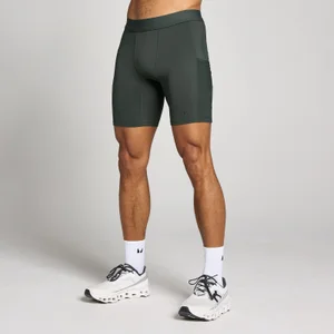 MP Pánské Hybrid Pocket Tříčtvrteční Legíny - Praná Černá - Size XS