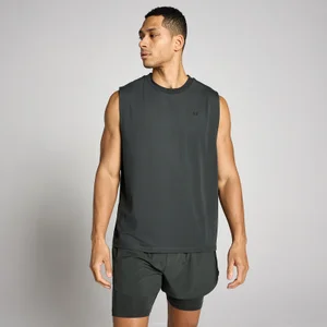 MP Pánské Oversized Bavlněné Modal Tílko - Praná Černá - Size XS