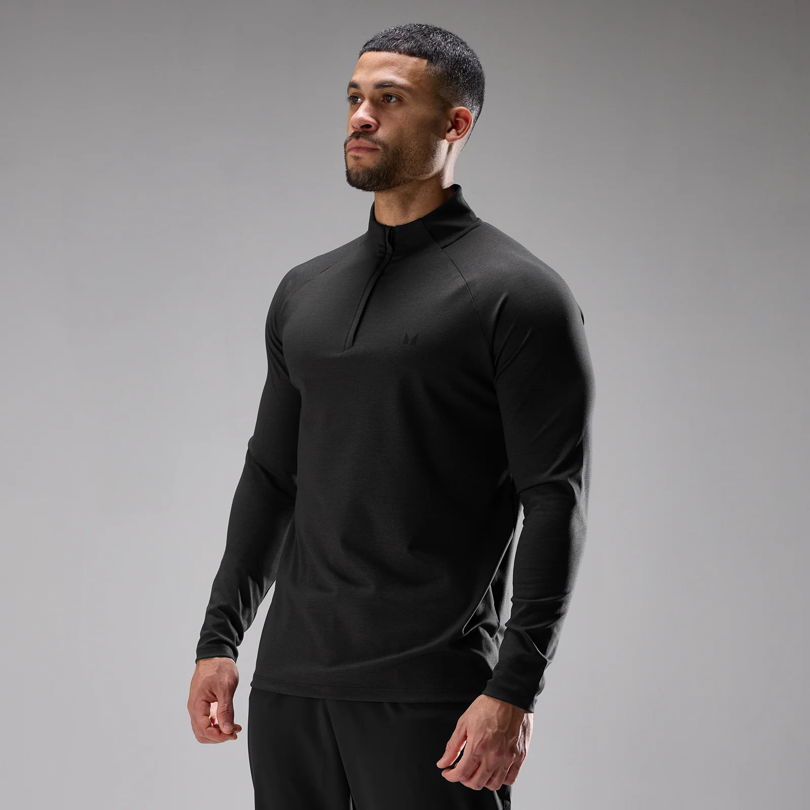 MP Pánský Tréninkový Ultra Jersey 1/4 Zip - Černá - XS Obrázek 1