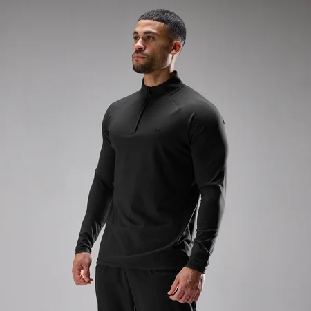 MP Pánský Tréninkový Ultra Jersey 1/4 Zip - Černá
