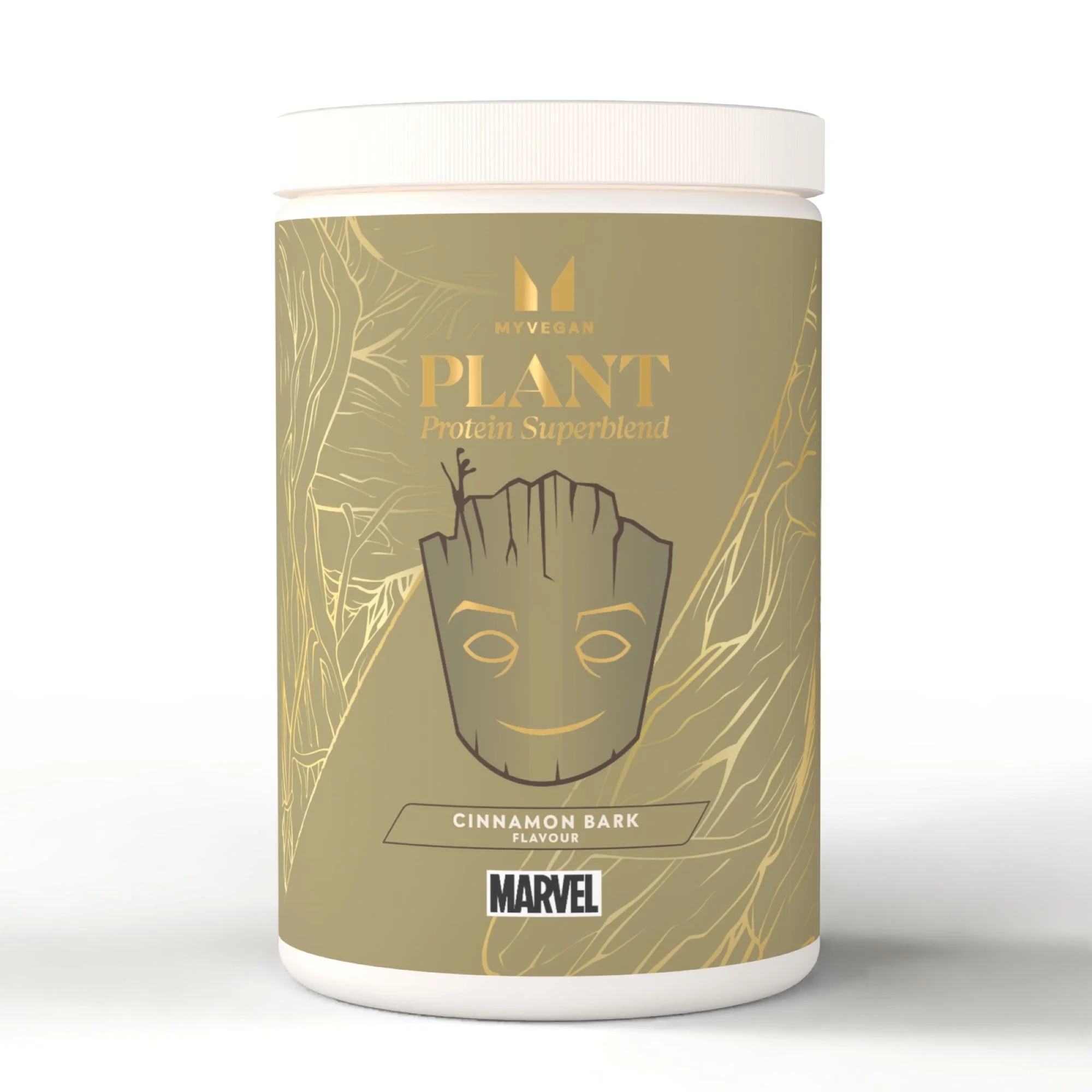 Plant Protein Superblend – MARVEL – Groot – Skořicové Kůry - 20servings - MARVEL - Cinnamon Bark Obrázek 1