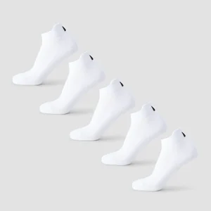 MP Unisex Ponožky do Bot (5 kusů) - Bílé - Size UK 2-5