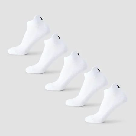 MP Unisex Ponožky do Bot (5 kusů) - Bílé