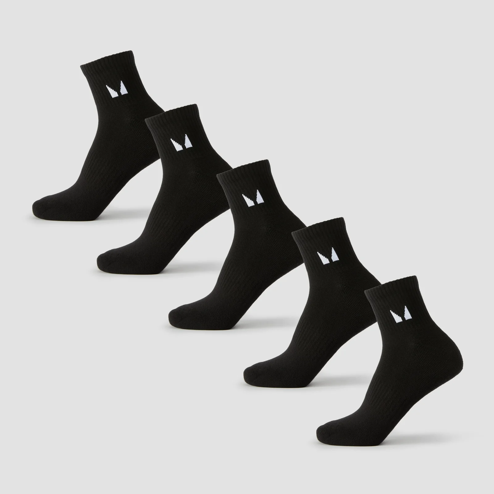 MP Unisex Kotníkové ponožky (5 balení) - Černá - UK 9-11 Obrázek 1
