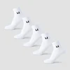 MP Unisex Kotníkové Ponožky (5 párů) - Bílá