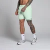 MP Pánské Training Tkané Šortky 5" 2v1 - Světle Limetková