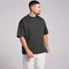 MP Pánské Oversized Bavlněné Tričko - Praná Černá