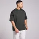 MP Pánské Oversized Bavlněné Tričko - Praná Černá