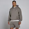 MP Pánská Mikina s Kapucí Rest Day Oversized - Šedohnědá