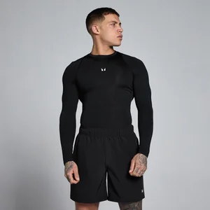 MP Pánské Tréningové Tričko s Dlouhým Rukávem - Černá - Size XS