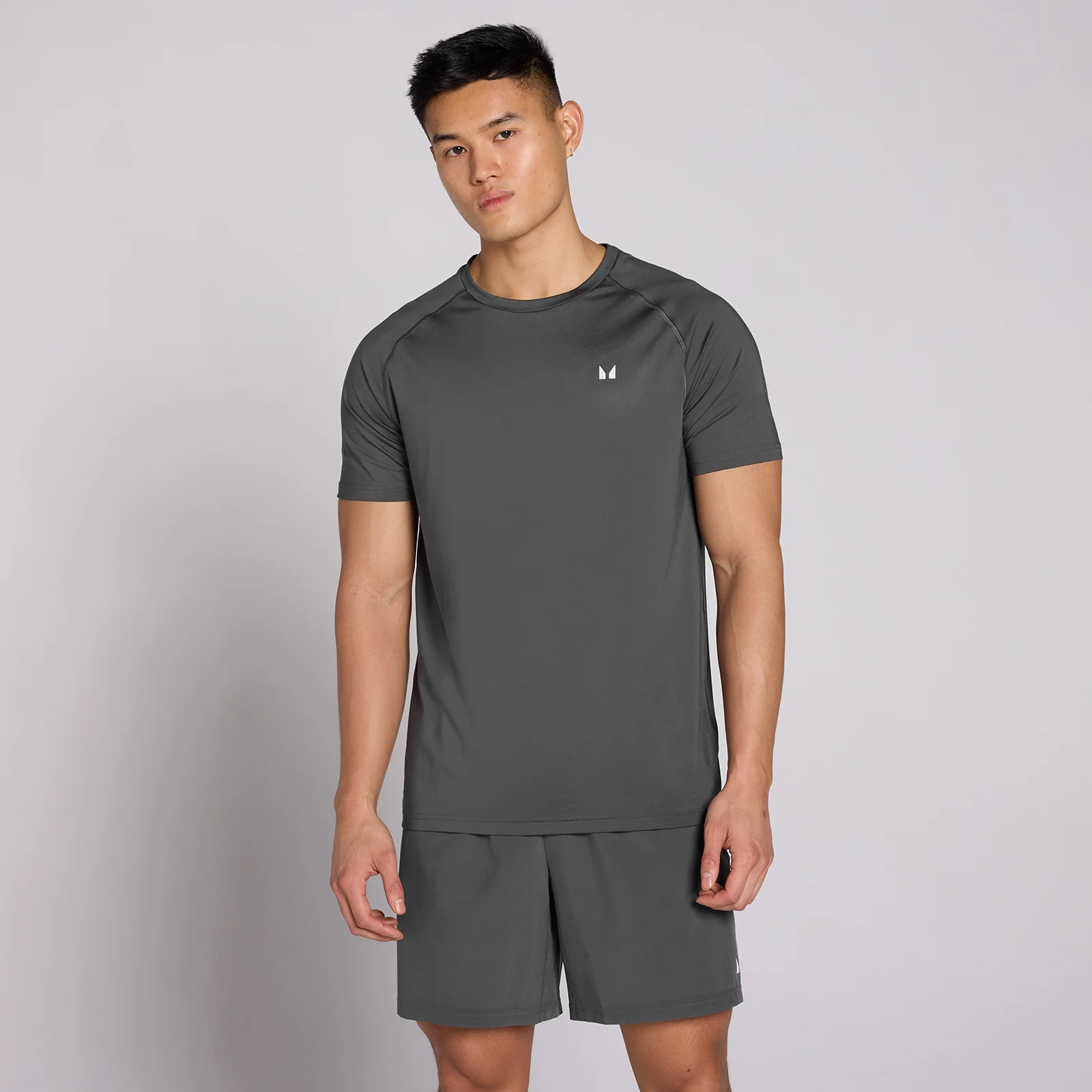 MP Men's Training Short Sleeve T-Shirt - Dark Grey - S Obrázek 1