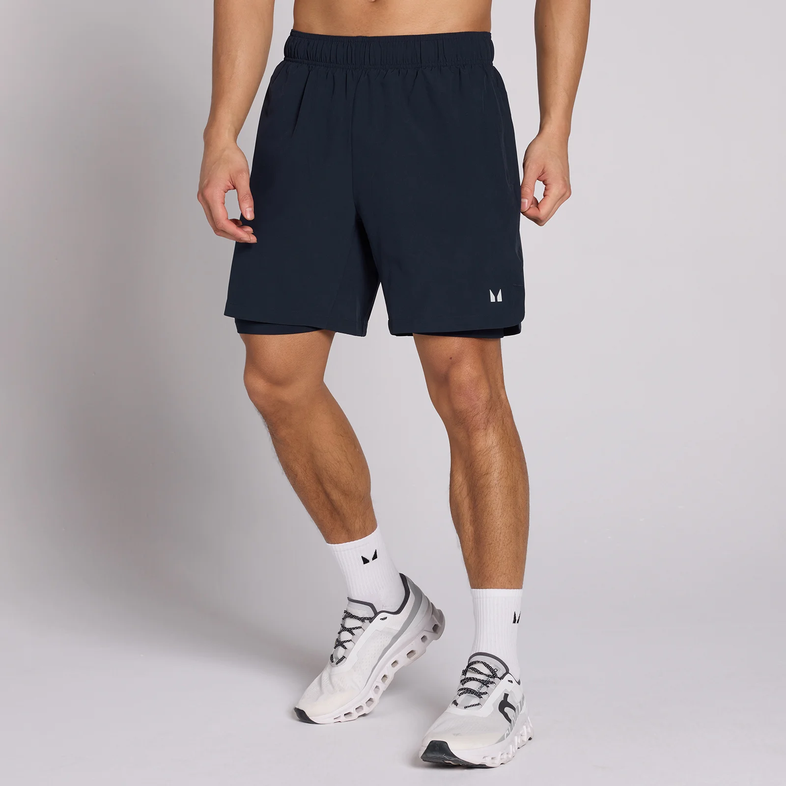 MP Men's 7" 2-in-1 Training Shorts - Dark Navy - S Obrázek 1