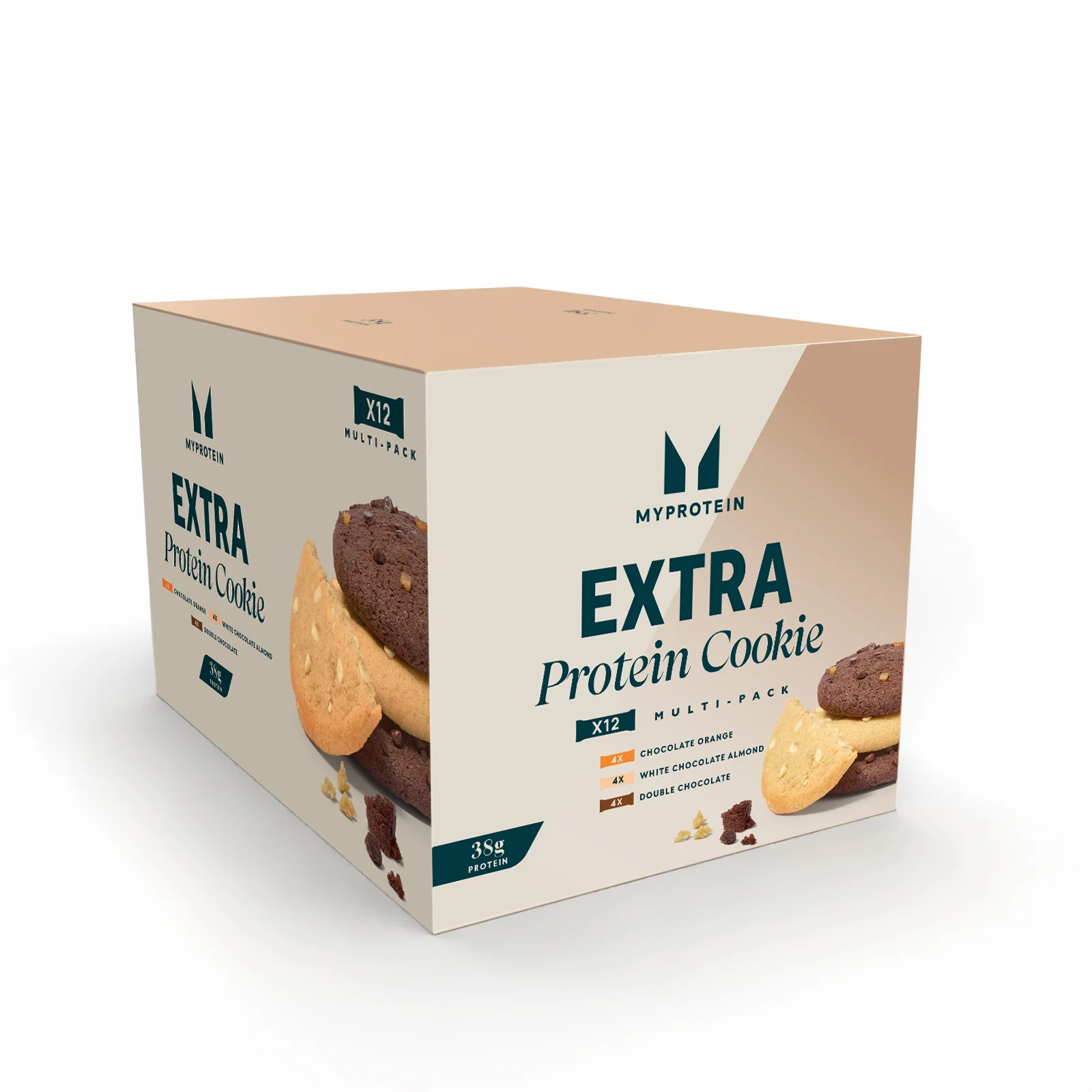 Extra Protein Cookie Variety Box | 12 cookies - 12cookies - Chocolate, Variety Obrázek 1