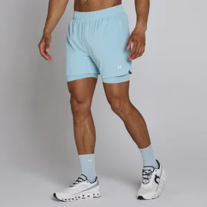 MP Pánské Tréninkové Kraťasy 2v1 13 cm - Ledová - Size XS