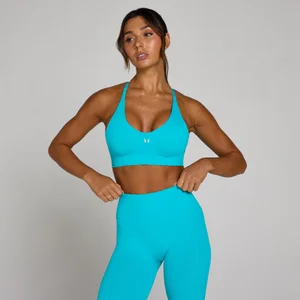MP Dámská Tempo Ultra Bezešvá Sportovní Podprsenka - Elektrická Modrá - Size XS