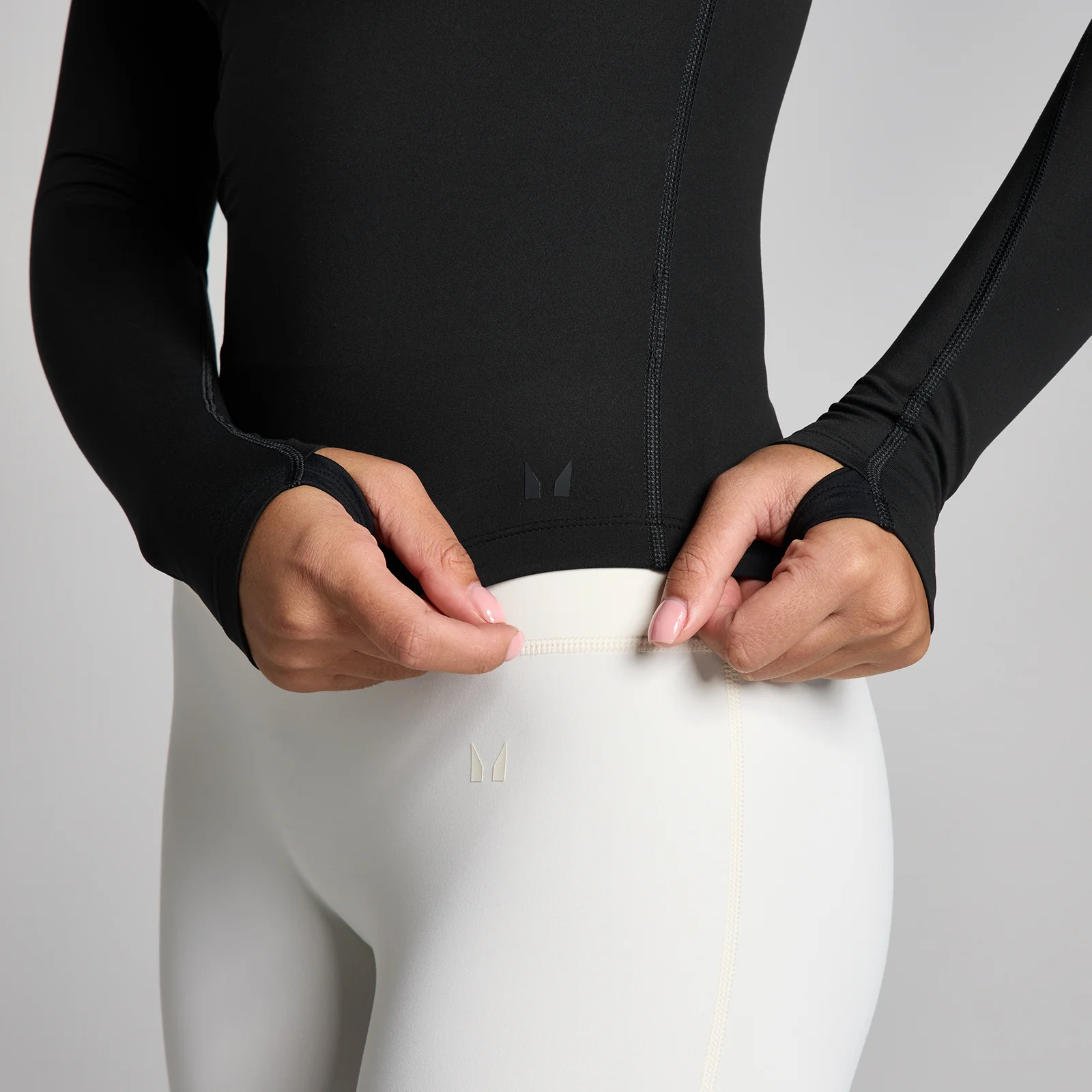MP Dámské Tempo Long Sleeve Collared Top - Černá - M Obrázek 4