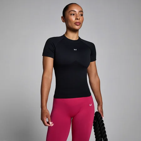 MP Dámské Bezešvé Tričko Lift Body Fit - Černá