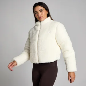 MP Dámská Borg Péřová Bunda - Perleťová - Size XS