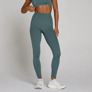 MP Dámské Tempo Ultra Legíny se Zakřiveným Stehem - Future Blue - Size L
