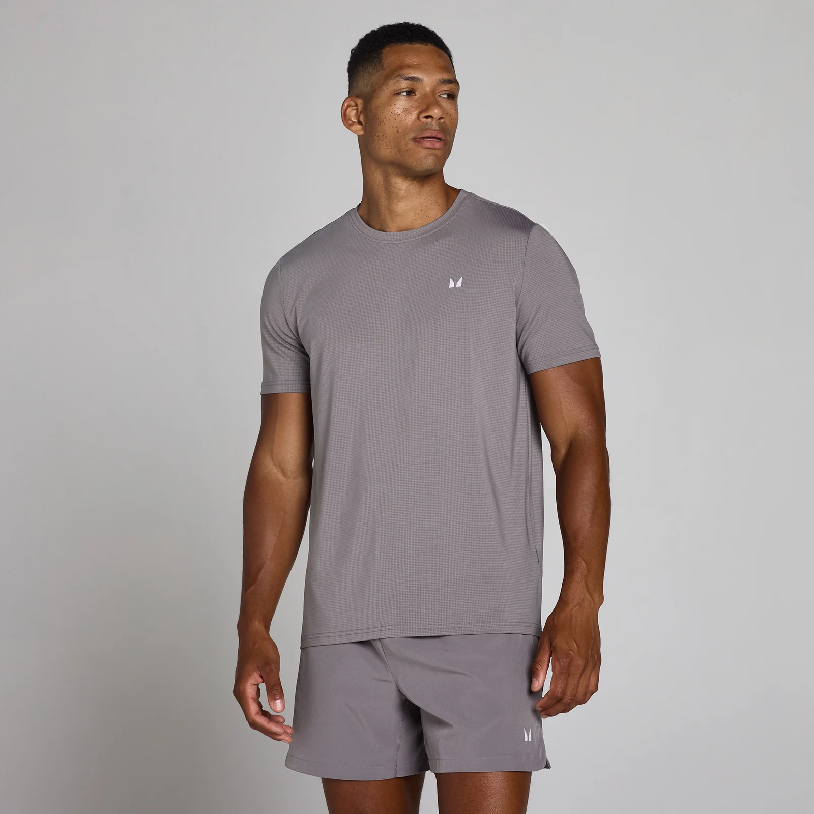 MP Men's Training Grid T-Shirt - Graphite - M Obrázek 1
