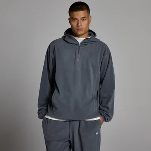 MP Pánská Fleecová Mikina se Zipem 1/4 - Žulová - Size XS