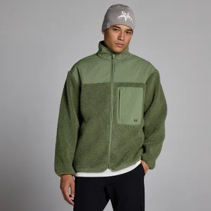 MP Pánský Fleece Borg - Olivová - Size XS