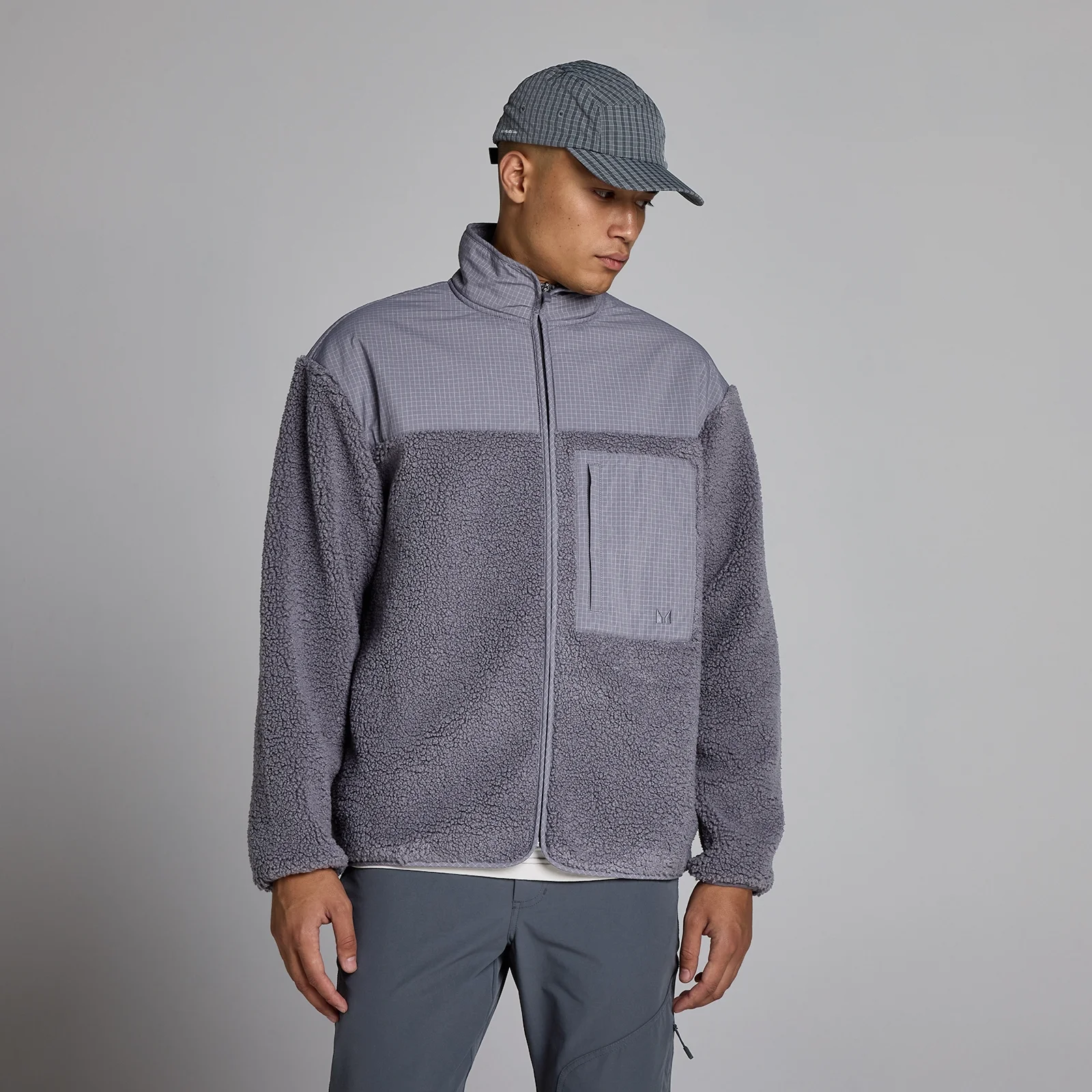 MP Pánský Borg Fleece - Tmavě Melírová - XS Obrázek 1