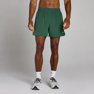 MP Pánské Tréningové Tkané Kraťasy 5" - Závodní Zelená - Size XS