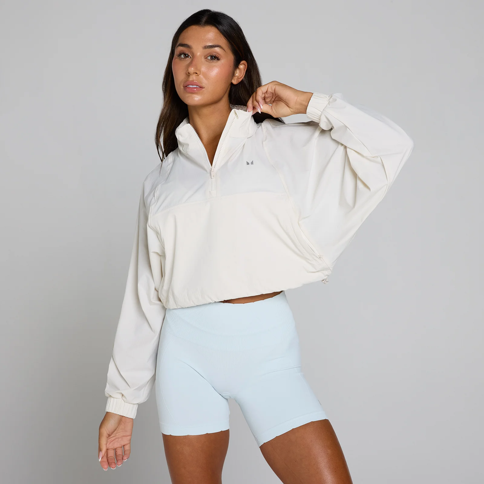 MP Women's Tempo Ultra 1/4 Zip Woven Jacket - Mist - S Obrázek 1