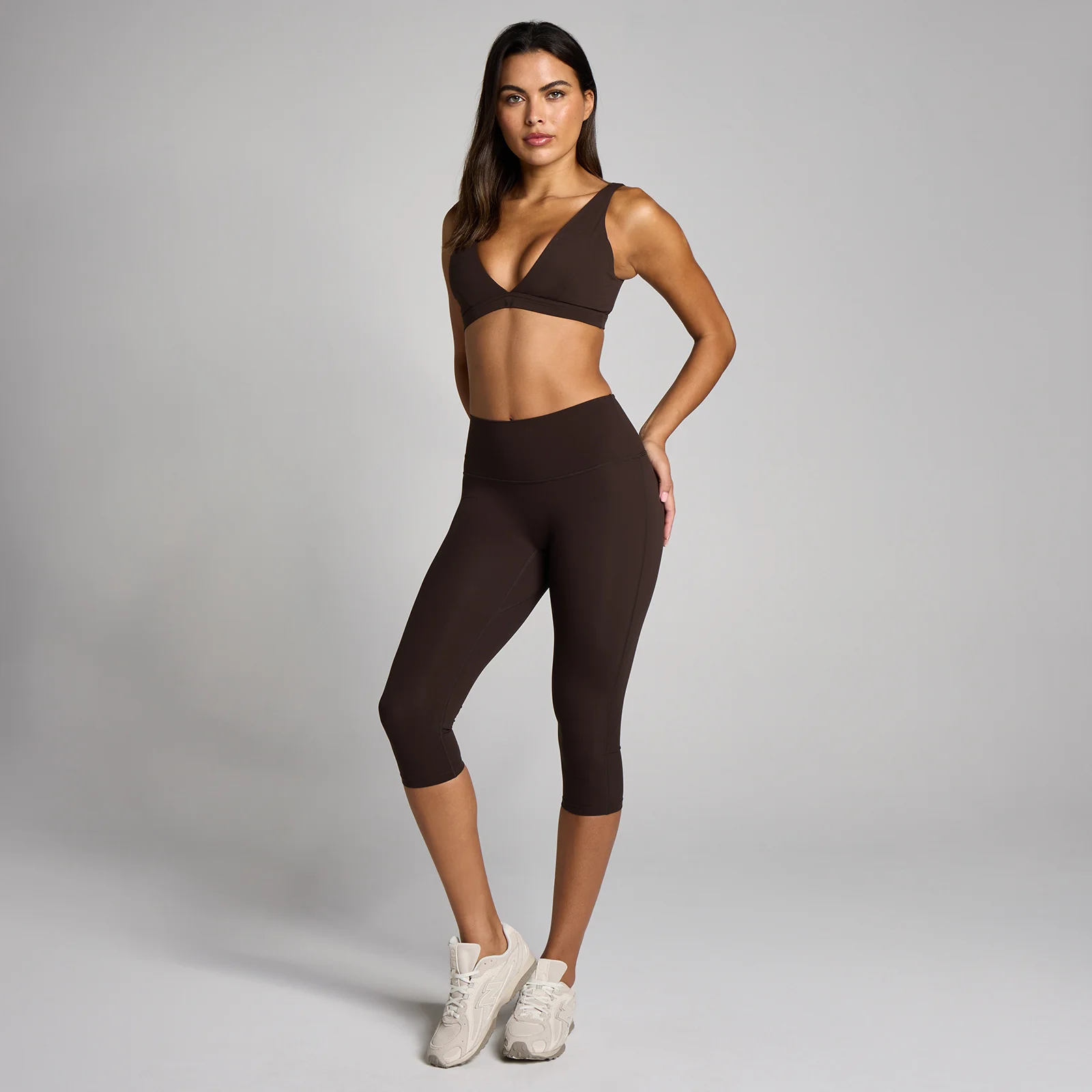 MP Dámské Tempo Capri Leggings - Kakao - S Obrázek 3