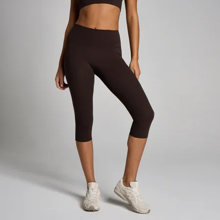 MP Dámské Tempo Capri Leggings - Kakao