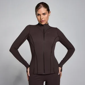 MP Dámská Bunda SculptForm se Zipem - Kakaová - Size XS