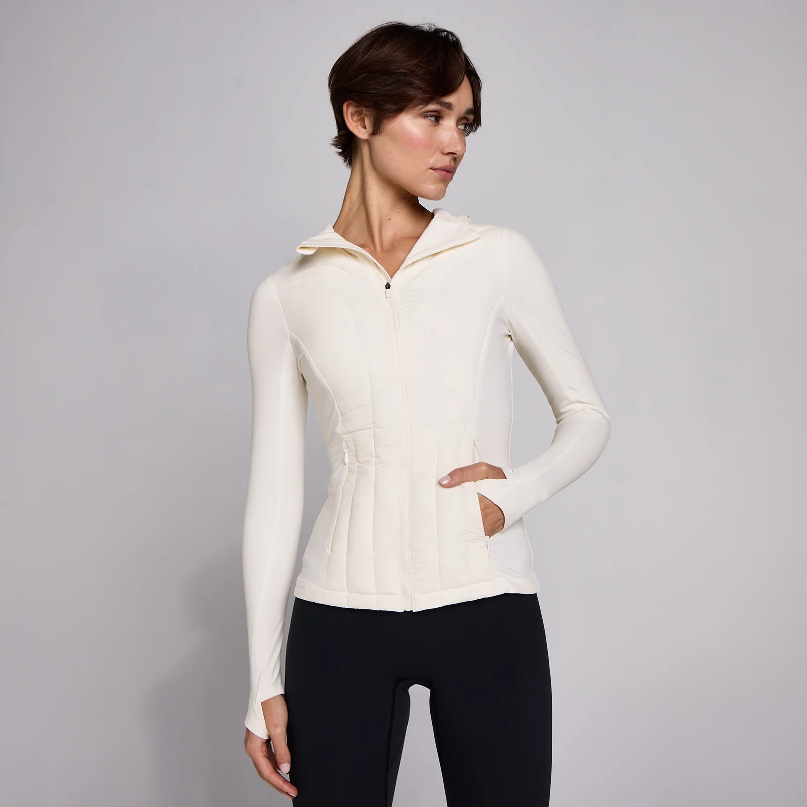 MP Dámská Hybridní Bunda SculptForm - Pearl - XS Obrázek 2