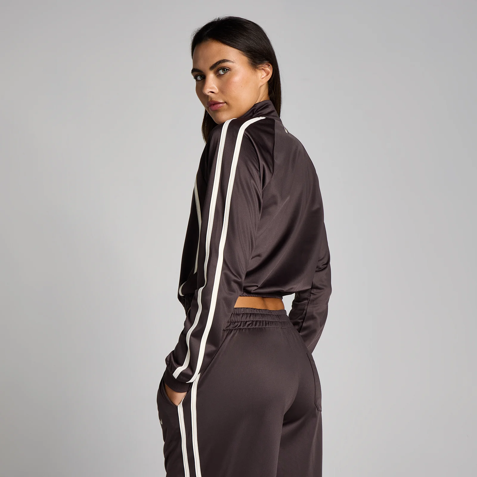 MP Dámská Tricot Sportovní Bunda - Kakaová/Vanilková - M Obrázek 2