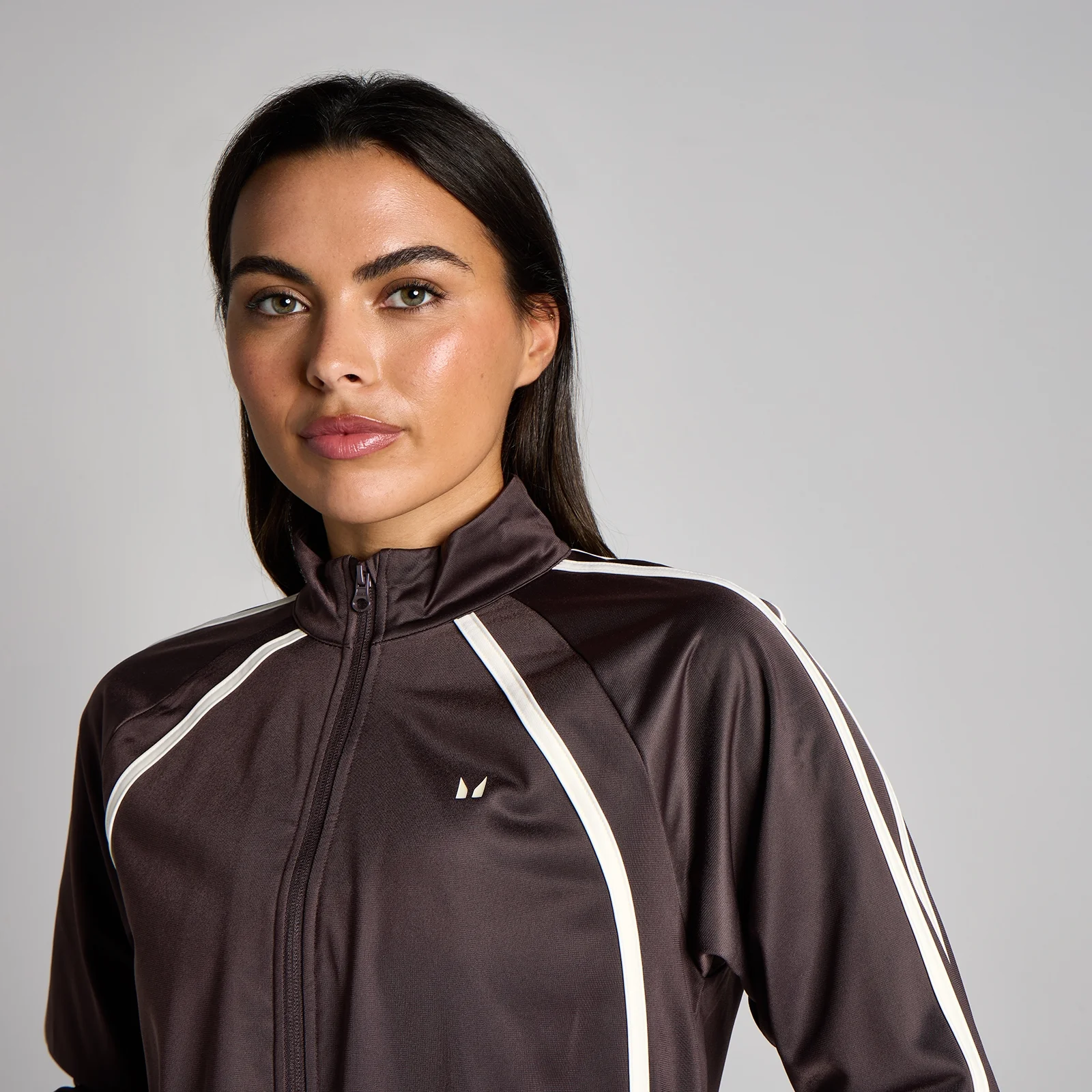 MP Dámská Tricot Sportovní Bunda - Kakaová/Vanilková - M Obrázek 4