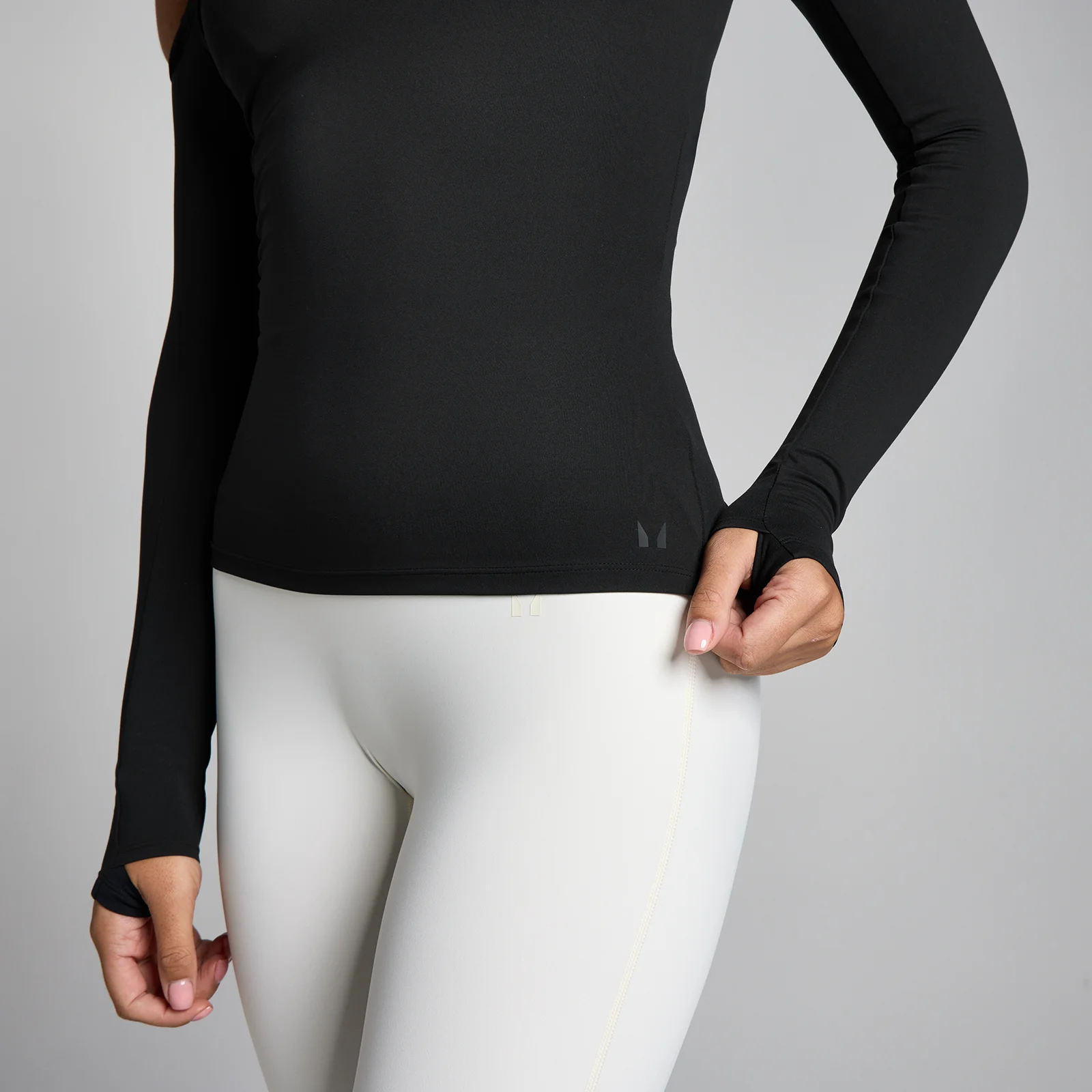 MP Dámské Tempo Off The Shoulder LS Top - Černá - S Obrázek 4