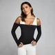 MP Dámské Tempo Off The Shoulder LS Top - Černá