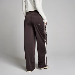 MP Dámské Trikotové Tepláky Rovného Střihu - Kakaová/Vanilková - Size M