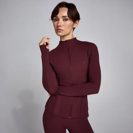 MP Dámská SculptForm Bunda se Zipem - Tmavě Fialová