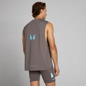 MP Pánské Hybrid Mesh Tílko - Popelavě Šedá - Size S